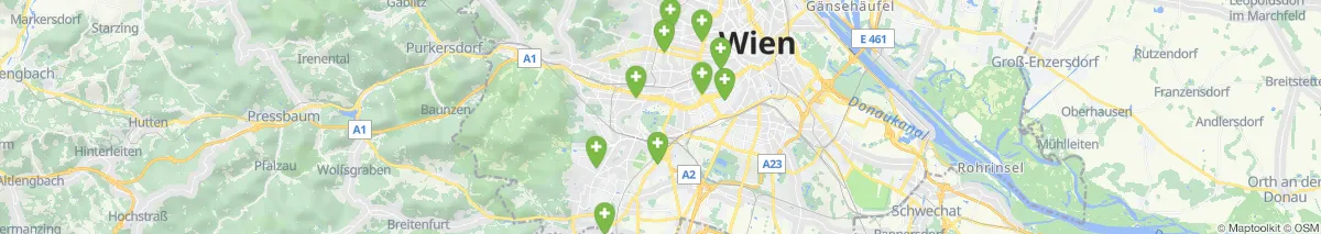 Kartenansicht für Apotheken-Notdienste in der Nähe von 1130 - Hietzing (Bezirk, Wien) (529)